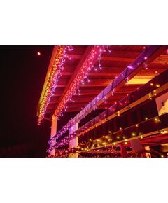 INTELLIGENT LED ICICLES TWINKLY 190 RGB 5X0.7M Ziemassvētku lampiņas, LED virtenes