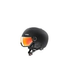 Kask narciarski UVEX Wanted Visor 58-61cm L czarny Ziemas sporta ķiveres