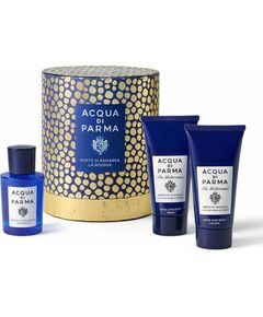 Acqua Di Parma Blu Mediterraneo - Mirto di Panarea La Riserva Dárková sada EDP 50 ml, sprchový gel 75 ml a tělový krém 75 ml 50ml Dāvanu komplekti