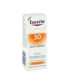 Eucerin Sun Creme SPF 50 + - highly protective sunscreen on your face 50ml Ķermeņa kosmētika
