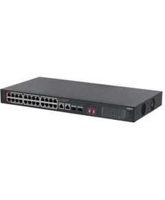 Switch DAHUA S3228-24GT-375 Switch type Unmanaged Switch layer L2 Rack mounting Yes 26xRJ-45 ports RJ-45 Ports Type Gigabit Ethernet (10/100/1000) Power over Ethernet (PoE) Yes 24xPower over Ethernet (PoE) ports quantity Total Power over Ethernet (PoE) bu Коммутаторы (Switch)