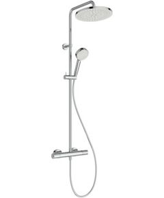 Ideal Standard dušas sistēma ar termostatu Ceratherm T25 N, hroms Dušas un komplekti