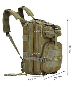 Springos Mugursoma, 38 l, zaļa — CS0066 Mugursomas