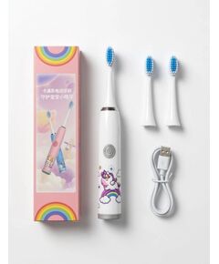 Szczoteczka iLike Zobu birste iLike  Kids W3 Electric Toothbrush (Battery-Powered) +3 attachments White 4752192109332 ILIKW3ET3W (4752192109332)  Электрические зубные щетки, Ирригаторы 