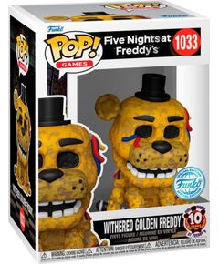 Figurka Funko Pop Funko POP Five Nights at Freddy's 1033 Withered Golden Freddy Special Edition Figūriņas un varoņi
