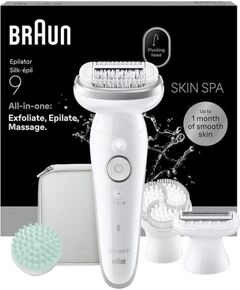 Braun Silk épil 9, Wet & Dry, white - Epilator Эпиляторы, триммеры для бикини, женские бритвы