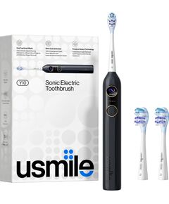 Szczoteczka Usmile Y10 Black Szczoteczka soniczna + 2 końcówki (6970411759849) Elektriskās zobu birstes, irigatori