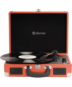 Gramofon Denver VPL-120 z USB do nagrywania na PC czerwony/Uszkodz. Opak. (VPL-120RED/UO) DJ tehnika
