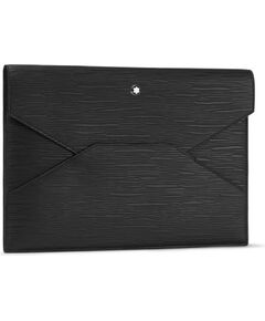 Montblanc MB130921 unisex ādas aploksnes soma, melna, 29 × 0,5 × 21 cm Женские сумки