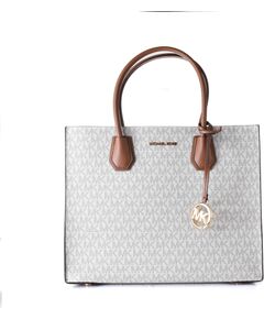 Sieviešu ādas soma Michael Kors 35T2GM9S3BVAN, pelēka Sieviešu rokas somas