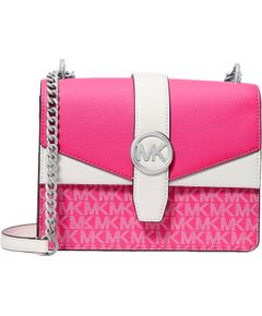 Sieviešu ādas soma Michael Kors Greenwich 35S5SGRC5VDRA, rozā, 20 × 16 × 6 cm Sieviešu rokas somas