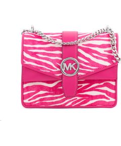 Sieviešu ādas soma Michael Kors Greenwich 35S5SGRC1HDRA, rozā, 20 × 16 × 6 cm Sieviešu rokas somas