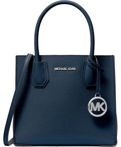 Sieviešu soma Michael Kors Mercer 35F3SM9M2LNAV, zila, 23 × 20 × 10 cm Женские сумки