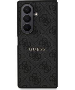 Guess PU Leather 4G Colored Ring Magnetic Case Защитный чехол для Samsung Galaxy Z Fold 7 / чёрный Чехлы - альтернативные