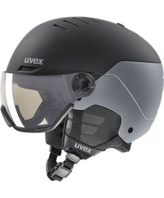 Kask narciarski UVEX Wanted Visor pro V black matt Зимние спортивные шлемы