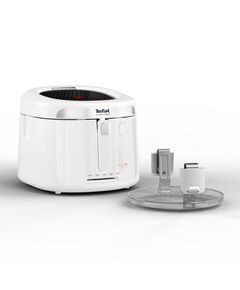 Tefal Filtra Vision FF2541E0 fryer Single 2.1 L Stand-alone 1900 W Deep fryer White Karstā Gaisa Katli (AirFryer)