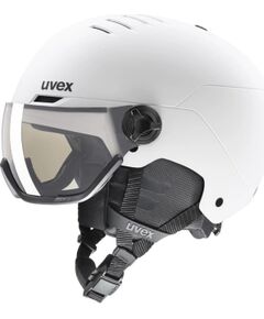 Kask narciarski UVEX Wanted Visor pro V white matt Зимние спортивные шлемы