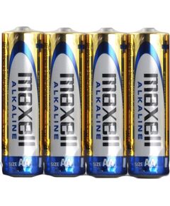 Maxell ALKALINE LR06 LR6 AA alkaline batteries, 4-pack, 1.5V, foil packaging Батарейки, аккумуляторы