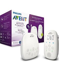 Niania Avent Elektroniczna niania Philips SCD713 / 26, technologia DECT, 18 godzin pracy, funkcja interkomu, kołysanki Mazuļu uzraudzības ierīces