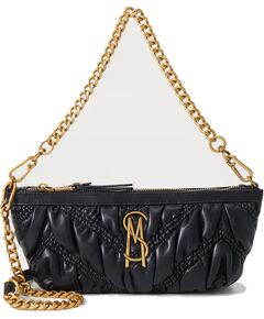 Steve Madden BNuna SM13001569B unisex soma, melna un zelta krāsā, 25 × 16 × 6,5 cm Женские сумки