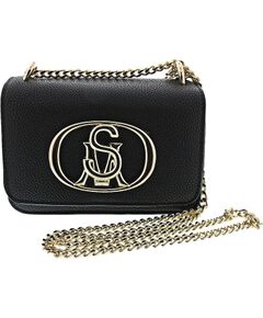 Steve Madden Blyssa SM13001369B sieviešu soma, melna un zelta krāsā, 25 × 16 × 6,5 cm Женские сумки