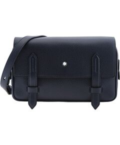 Montblanc MB220037 unisex ādas soma, Midnight Blue, 24 × 7 × 18 cm Женские сумки