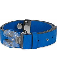 Unisex ādas josta Montblanc MB130244, zila, 120 × 3,5 cm Bižutērija