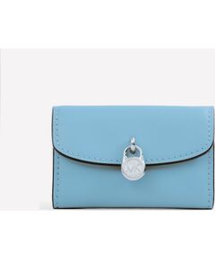 Michael Kors Lyra 35S5S1YE0LLTS sieviešu ādas maks, zils, 11 × 7 × 3 cm Naudas maki