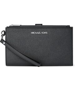 Michael Kors Jet Set Travel 35F8STVW0LBLA sieviešu maks, melns, 18,5 × 11 × 3 cm Naudas maki