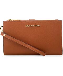 Michael Kors Jet Set Travel 35F8GTVW0LLUG sieviešu maks, brūns, 18,5 × 11 × 3 cm Naudas maki