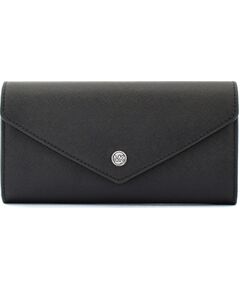 Michael Kors Jet Set Travel 35F3STVE7LBLA sieviešu soma, melna, 19 × 10 × 3 cm Naudas maki