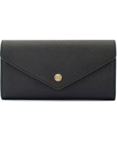 Michael Kors Jet Set Travel 35F3GTVE7LBLA sieviešu maks, melns, 19 × 10 × 3 cm Naudas maki