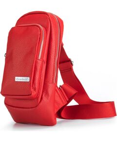 Unisex plecu soma Bombata E00815-5, sarkana, 15 × 29 × 10 cm Женские сумки