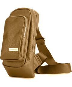 Unisex plecu soma Bombata E00815-21, brūna, 15 × 29 × 10 cm Женские сумки