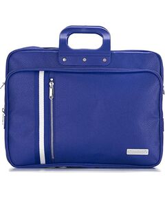Bombata E00814-18 unisex dokumentu soma, zila, 43 × 32 × 10 cm Portfeļi un dokumentu somas