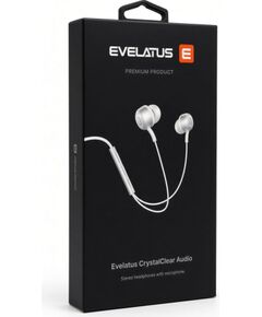 Evelatus   Crystal Clear Audio headphones with Type-C with microphone White Austiņas
