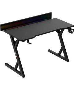 Biurko gamingowe Huzaro Hero 2.4 RGB Black Gaming galdi