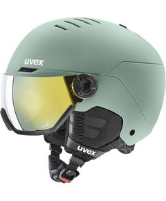 Kask narciarski UVEX Wanted Visor 58-61cm L zielony Зимние спортивные шлемы