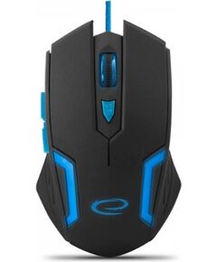 Esperanza EGM205B mouse Right-hand USB Type-A Optical 2400 DPI Peles, ievadierīces