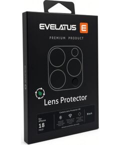 Evelatus Apple  iPhone Duo Full body Camera Lens Protection Premium Black Ekrānu aizsardzība