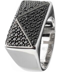 RING SIF JAKOBS WOMAN R11067-BK-56 (56 ) Bižutērija