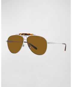 SUNGLASSES RALPH LAUREN MAN RL70789001336 (Lens/Bridge/Temple) 61/18/137 mm) Saules Brilles