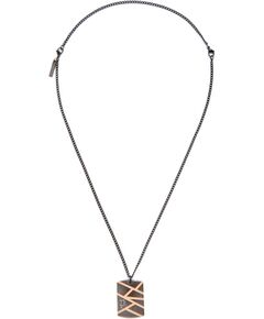 NECKLACE POLICE MAN PJ26485PSBR01 (50+20CM ) Bižutērija