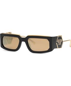 SUNGLASSES PHILIPP PLEIN UNISEX SPP119M58700G (Lens/Bridge/Temple) 58/21/135 mm) Saules Brilles