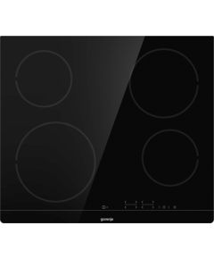 Gorenje Hob  ECT641BSC Vitroceramic, Number of burners/cooking zones 4, Black, Display, Timer