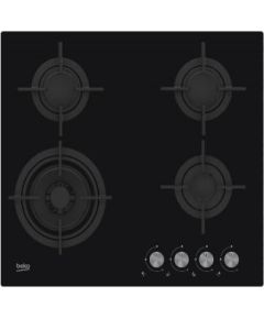 BEKO HILW64222S 60cm Black gāzes virsma