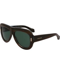 SUNGLASSES FERRAGAMO WOMEN SF2029SE-221 (Lens/Bridge/Temple) 57/17/145 mm) Saules Brilles