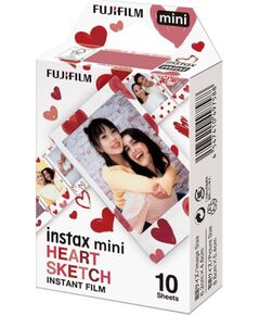 Fujifilm Instax Mini Heart Sketch, 10 pc - Photopaper Foto ķīmija un papīrs 