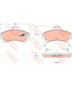 TRW Bremžu kluči GDB1317