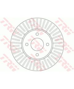 TRW Bremžu disks DF6430